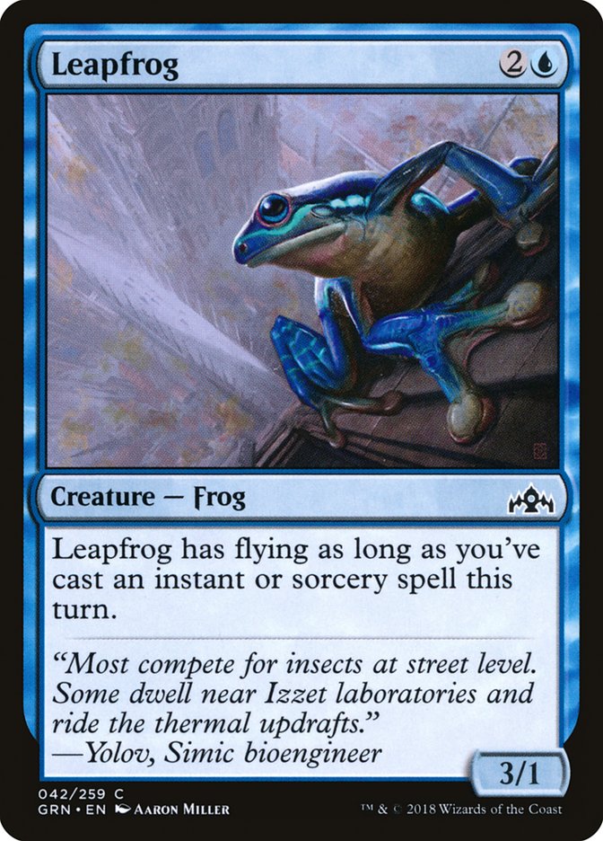 Leapfrog - (Foil): Guilds of Ravnica