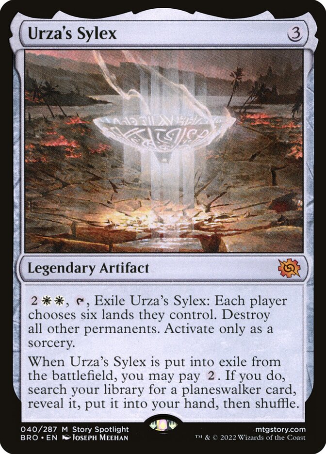 Urza's Sylex - (Foil): The Brothers' War