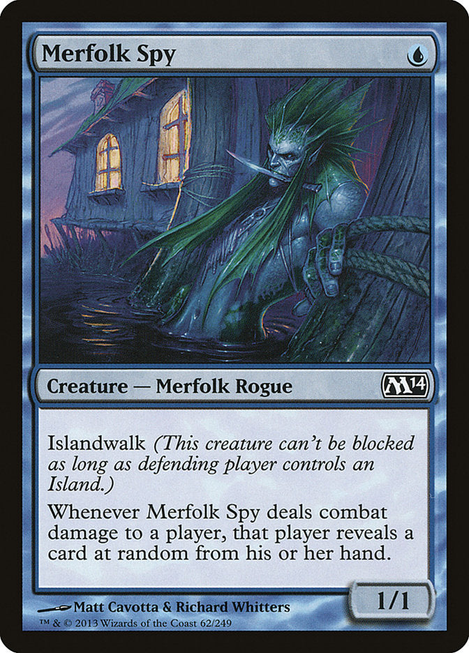 Merfolk Spy - (Foil): Magic 2014