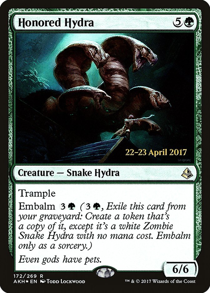 Honored Hydra (Prerelease) (Amonkhet) - (Foil): Amonkhet Promos