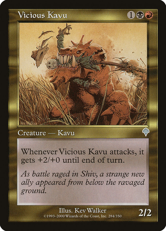Vicious Kavu - (Foil): Invasion