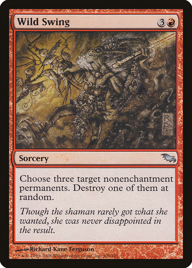 Wild Swing - (Foil): Shadowmoor