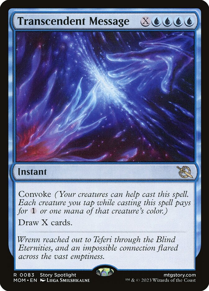 Transcendent Message - (Foil): March of the Machine