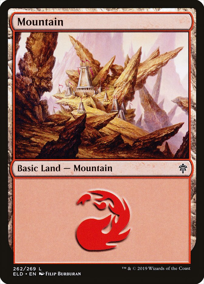 Mountain (#262): Throne of Eldraine