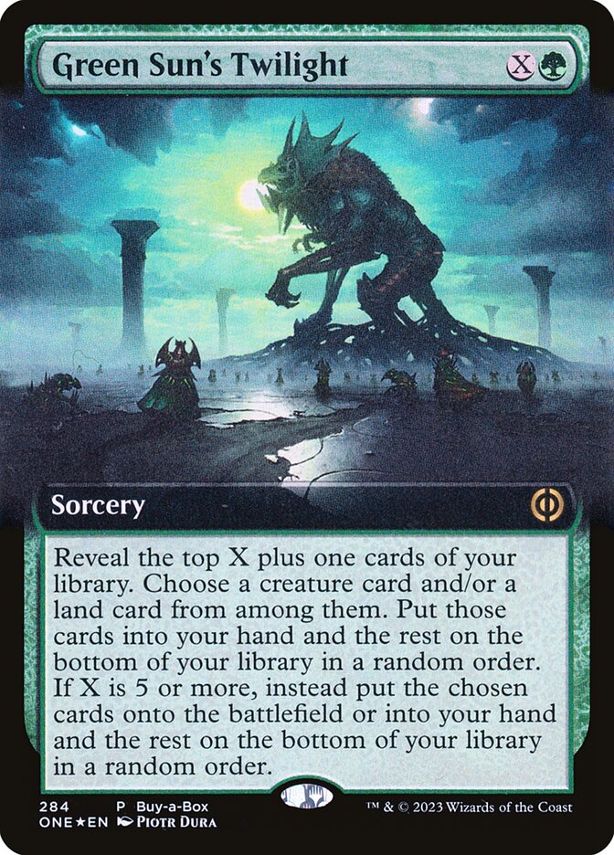 Green Sun's Twilight - (Foil): Phyrexia: All Will Be One