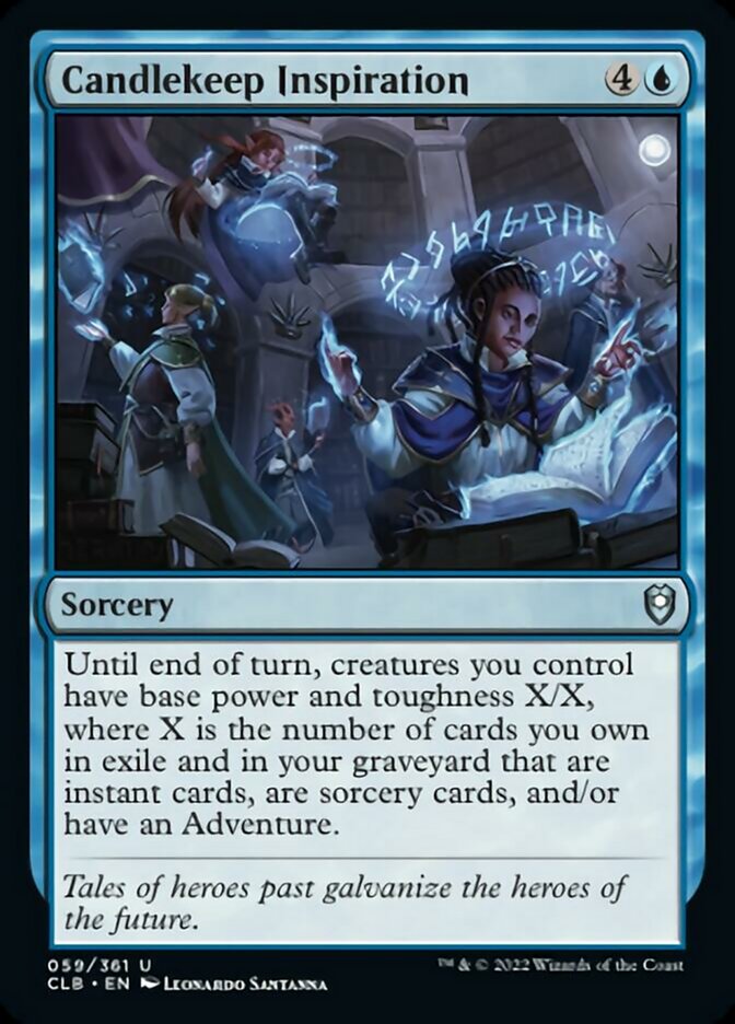 Candlekeep Inspiration - (Foil): Commander Legends: Battle for Baldur's Gate