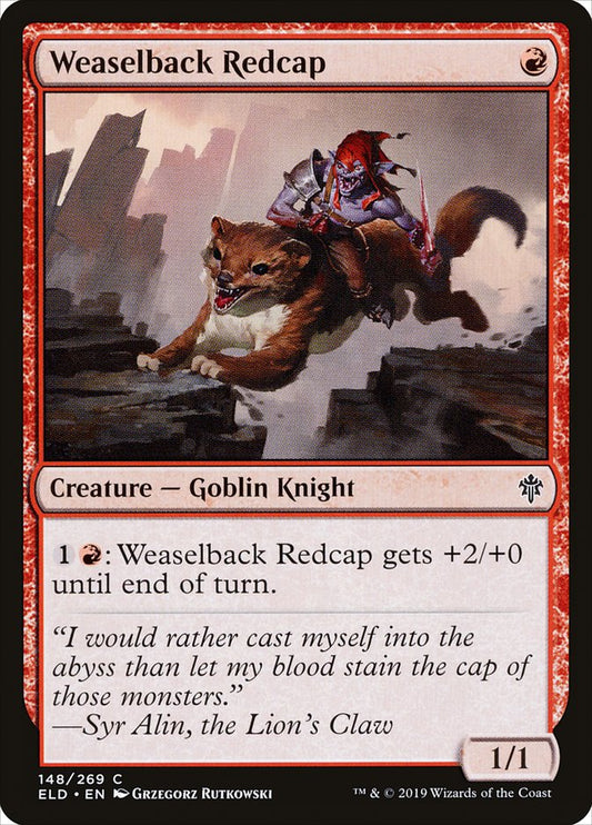 Weaselback Redcap: Throne of Eldraine