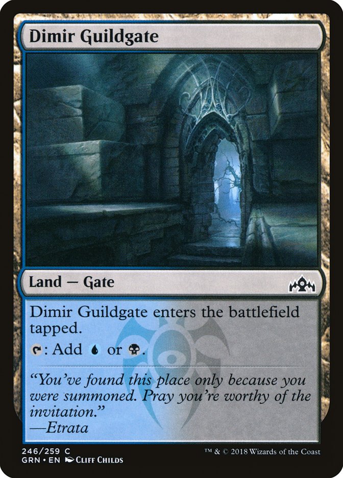 Dimir Guildgate (#246): Guilds of Ravnica