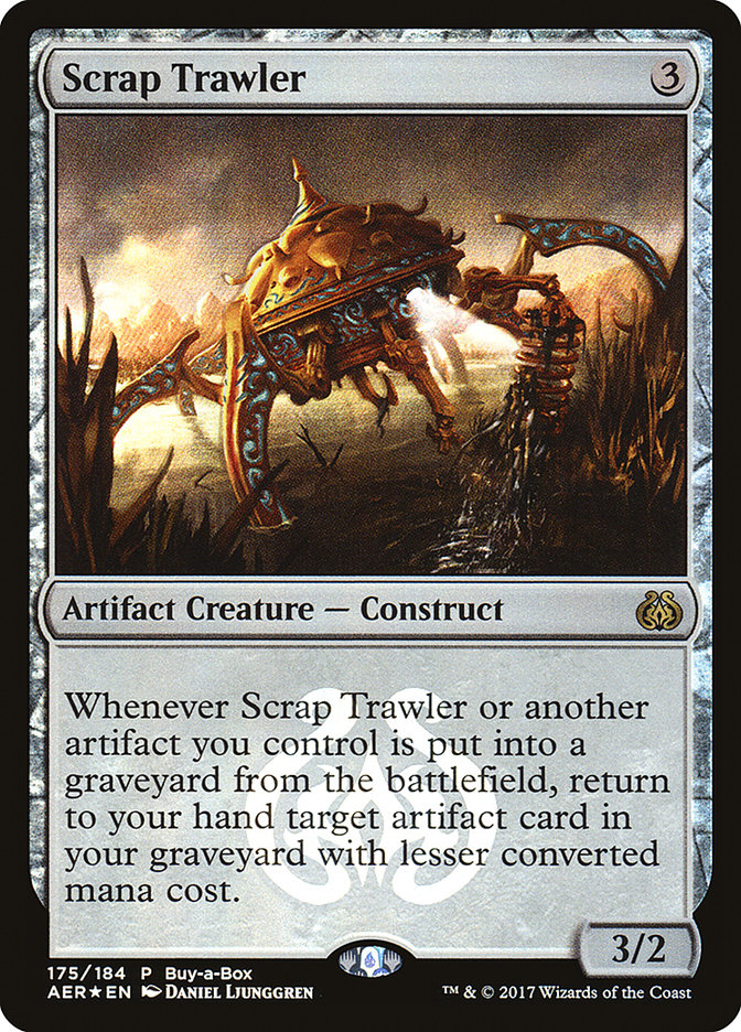 Scrap Trawler (Prerelease) (Aether Revolt) - (Foil): Aether Revolt Promos
