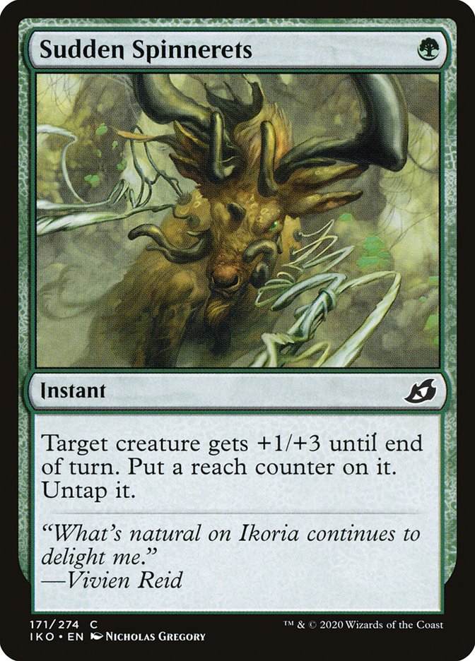 Sudden Spinnerets - (Foil): Ikoria: Lair of Behemoths