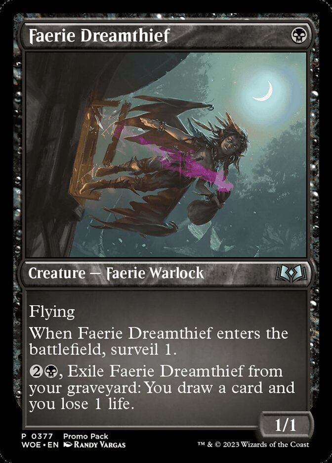 Faerie Dreamthief (Promo Pack) (Wilds of Eldraine) - (Foil): Wilds of Eldraine