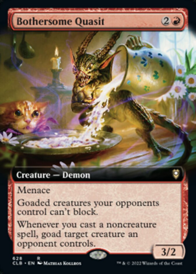 Bothersome Quasit - (Foil): Commander Legends: Battle for Baldur's Gate