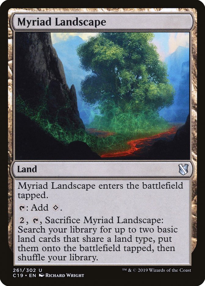 Myriad Landscape: Commander 2019