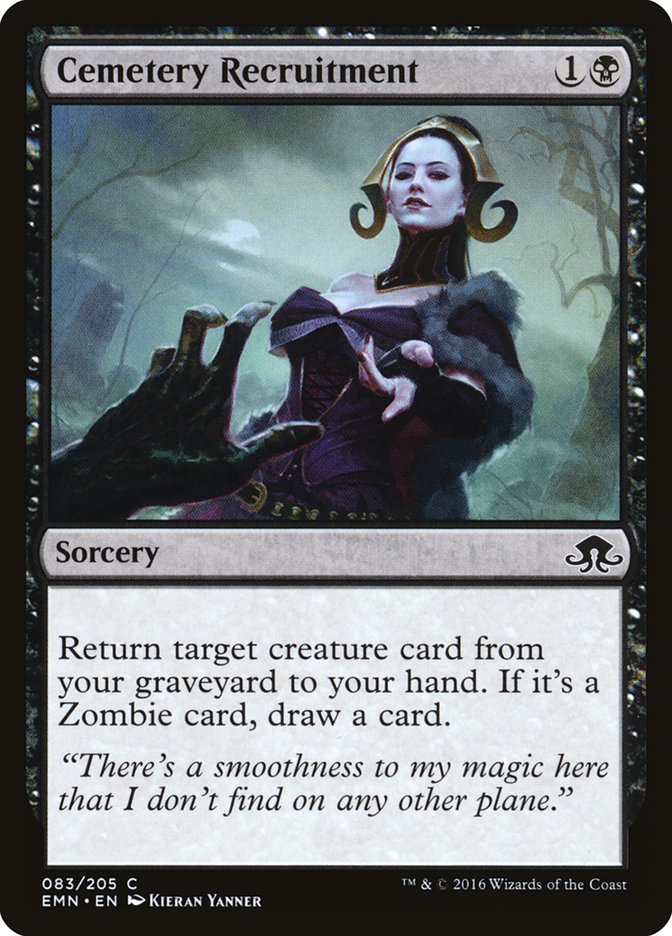 Cemetery Recruitment - (Foil): Eldritch Moon