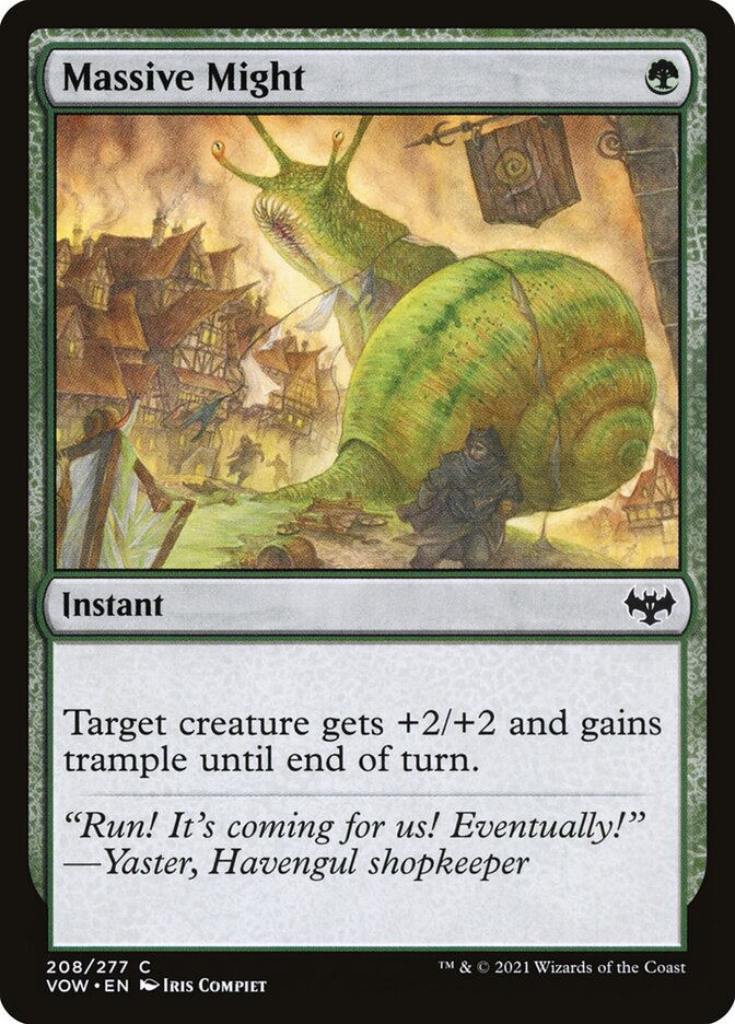 Massive Might - (Foil): Innistrad: Crimson Vow