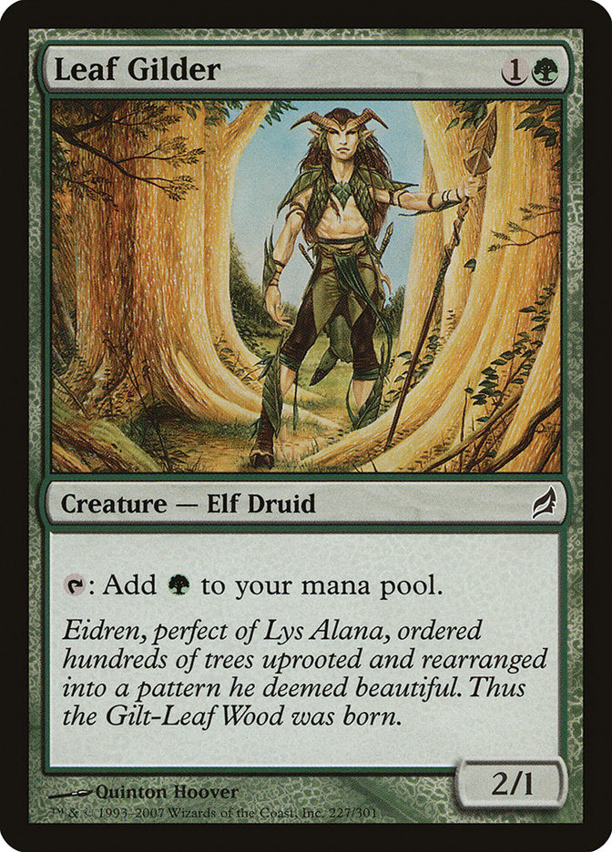 Leaf Gilder - (Foil): Lorwyn