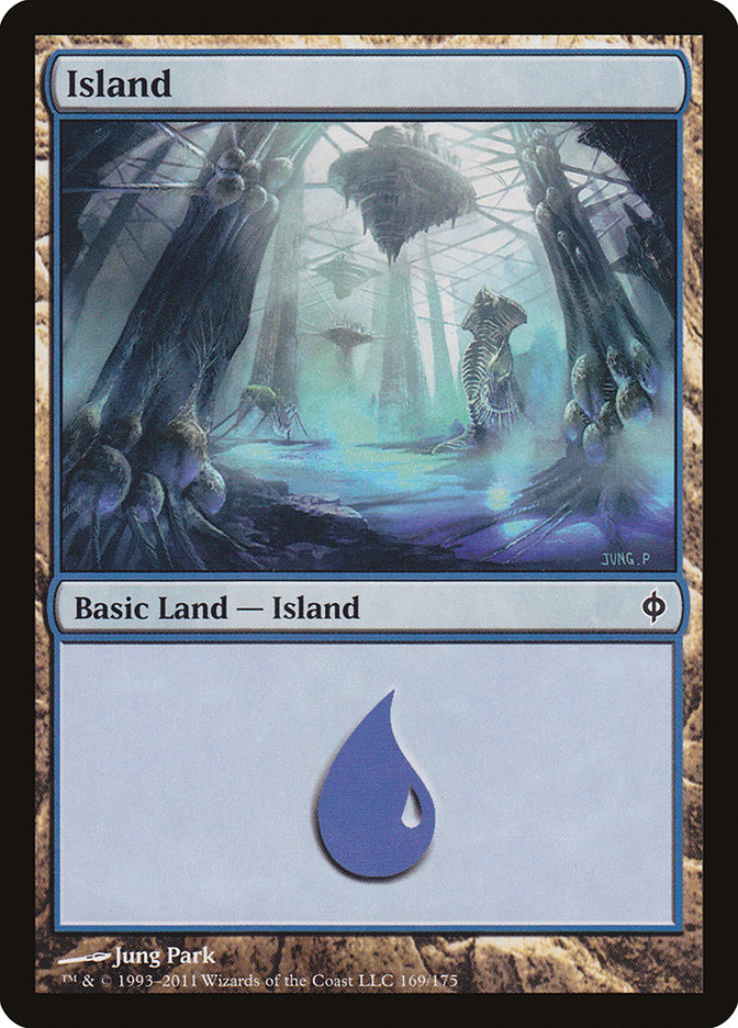 Island (#169) - (Foil): New Phyrexia