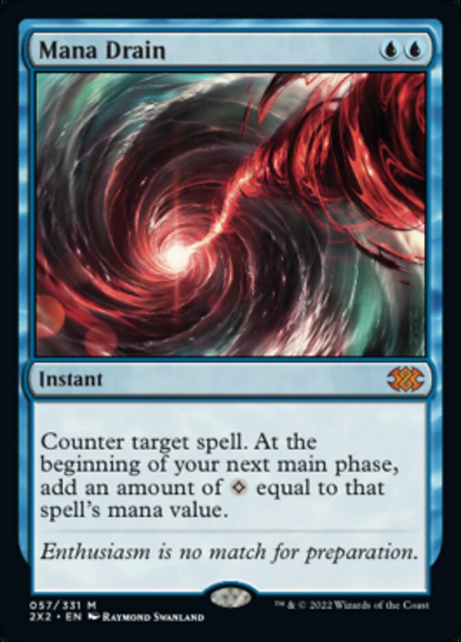 Mana Drain - (Foil): Double Masters 2022