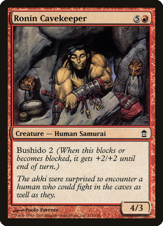 Ronin Cavekeeper: Saviors of Kamigawa