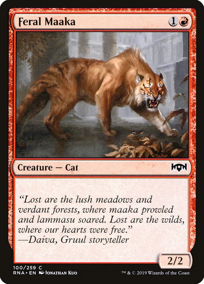 Feral Maaka: Ravnica Allegiance