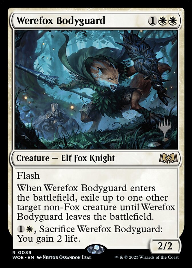 Werefox Bodyguard: Wilds of Eldraine Promos