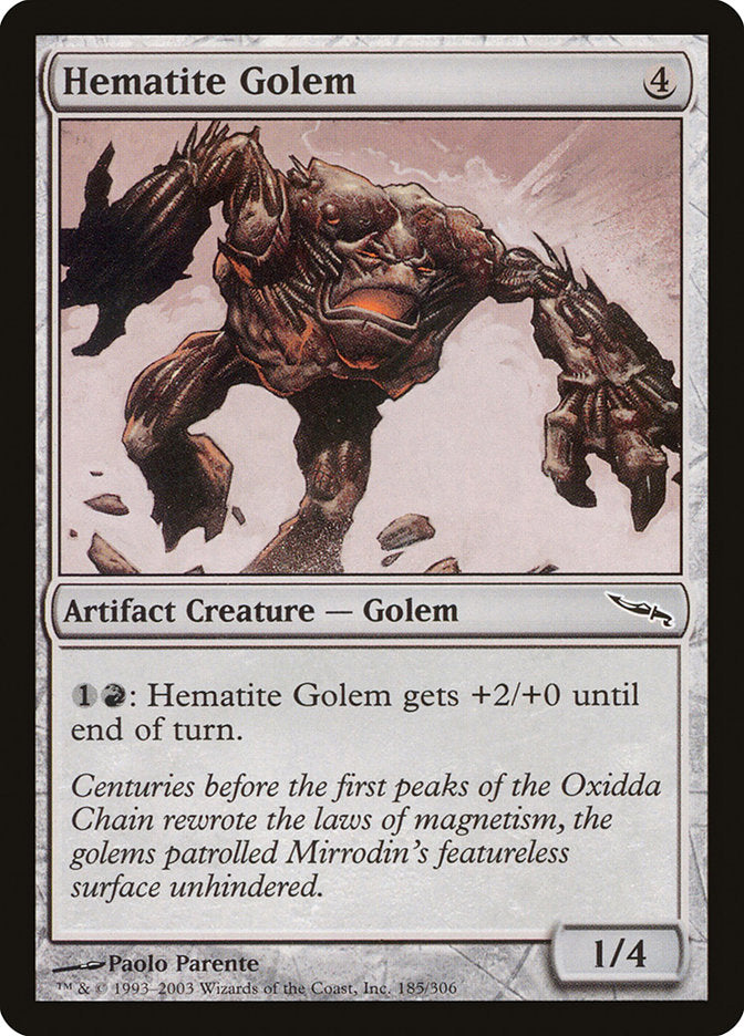 Hematite Golem: Mirrodin
