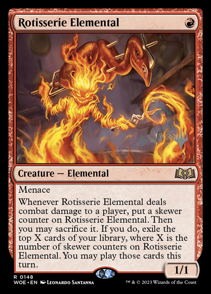 Rotisserie Elemental (Promo Pack) (Wilds of Eldraine): Wilds of Eldraine Promos