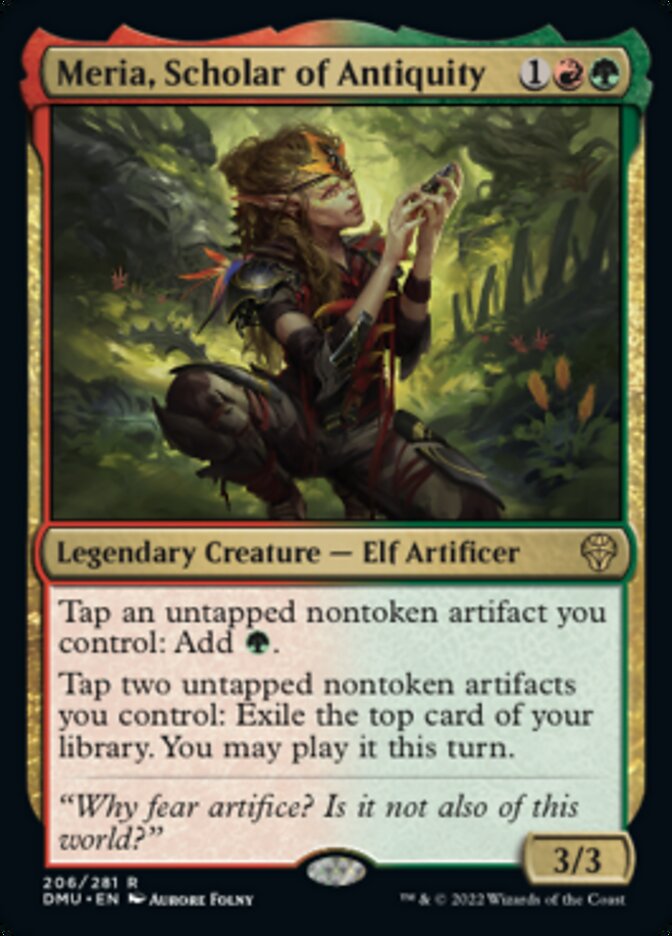 Meria, Scholar of Antiquity: Dominaria United