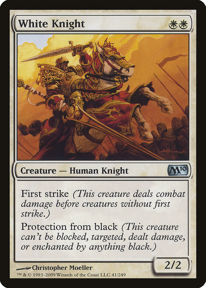 White Knight - (Foil): Magic 2010