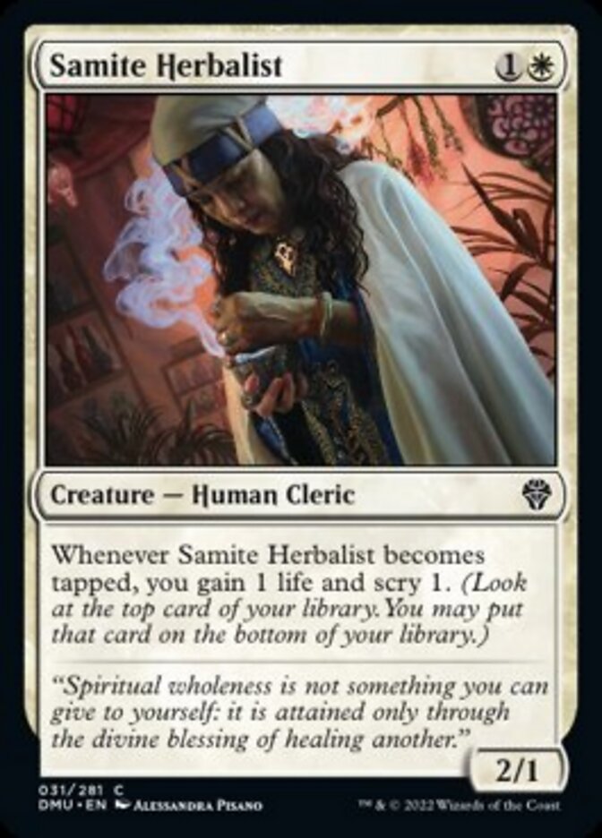 Samite Herbalist: Dominaria United