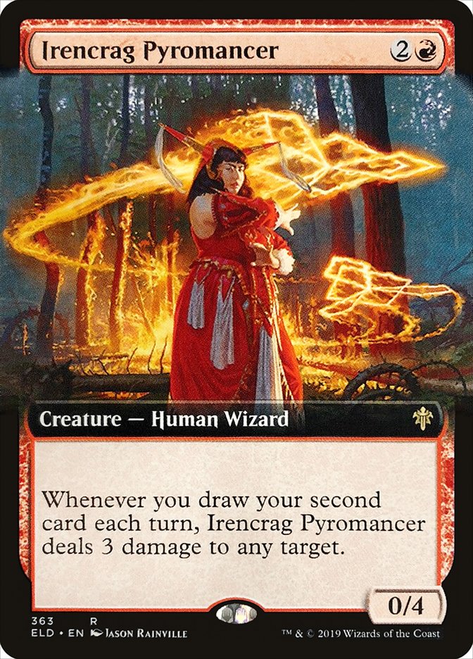 Irencrag Pyromancer (Extended Art): Throne of Eldraine