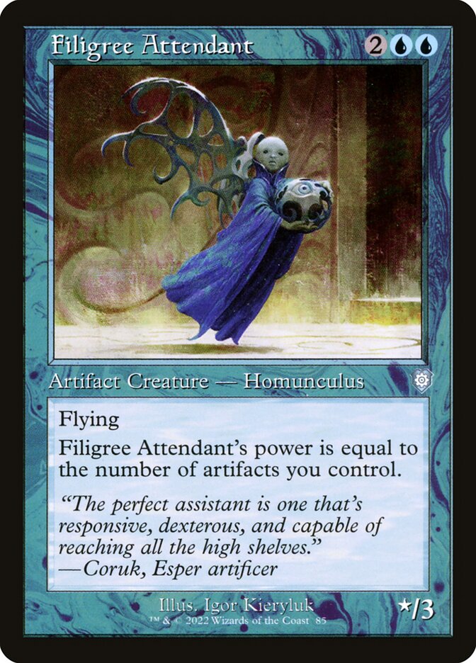 Filigree Attendant (Retro Frame): The Brothers' War Commander