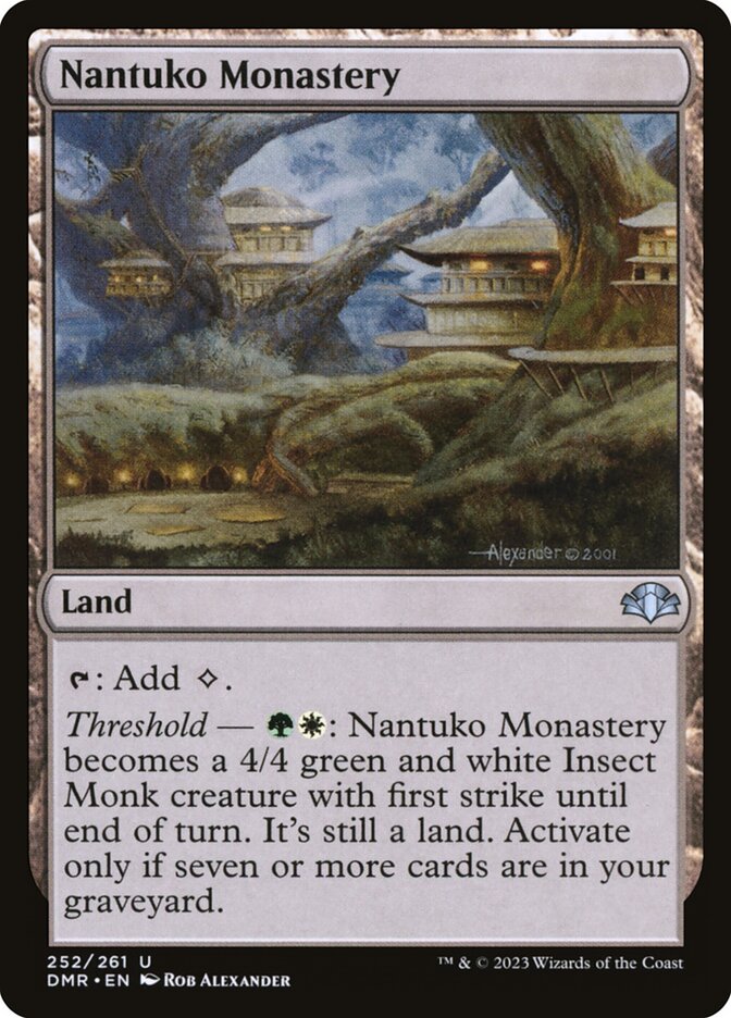 Nantuko Monastery - (Foil): Dominaria Remastered