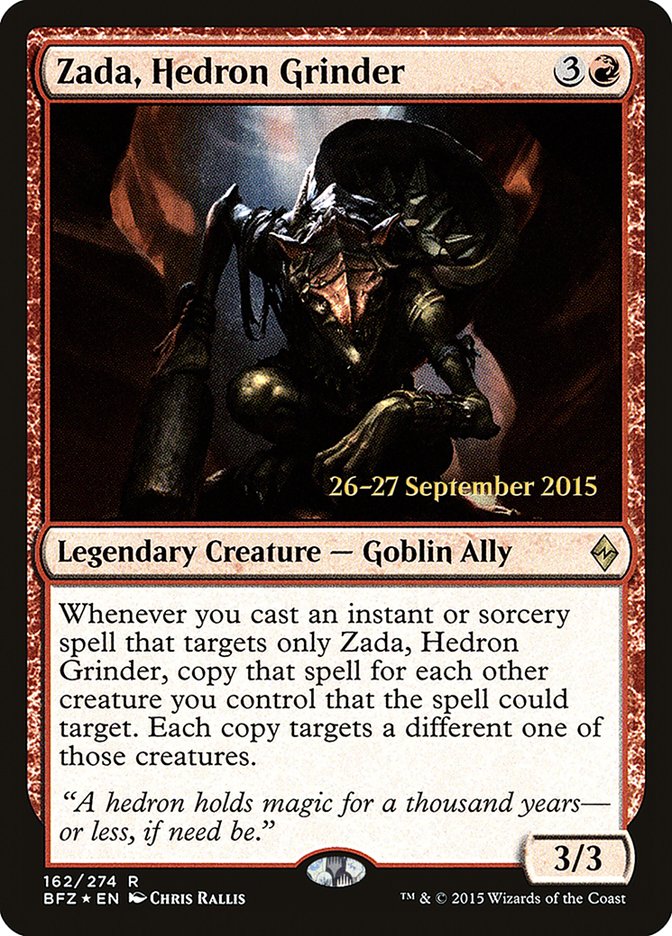Zada, Hedron Grinder (Prerelease) (Battle for Zendikar) - (Foil): Battle for Zendikar Promos