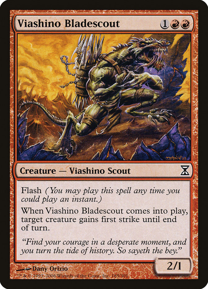 Viashino Bladescout - (Foil): Time Spiral