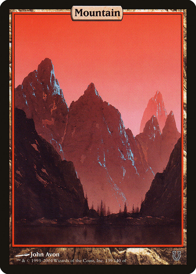 Mountain (#139) (Full Art): Unhinged