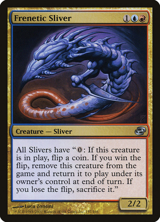 Frenetic Sliver: Planar Chaos
