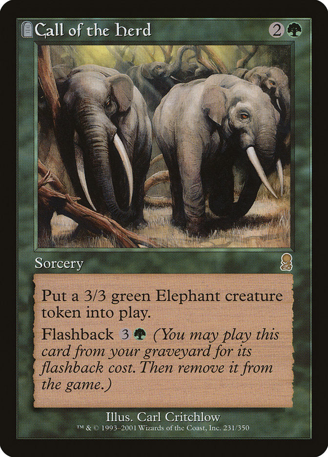 Call of the Herd - (Foil): Odyssey