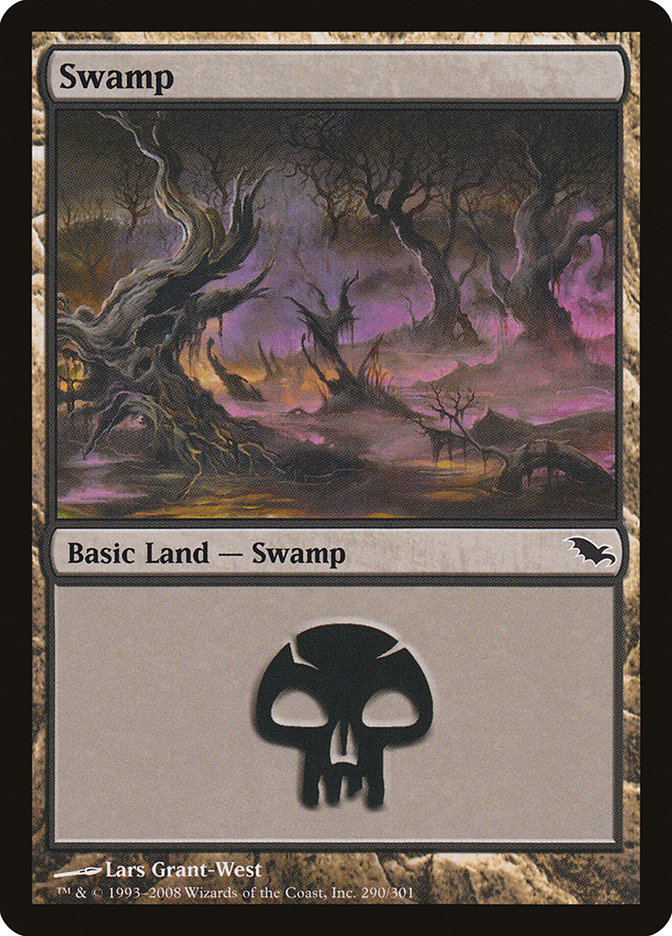 Swamp (#290) - (Foil): Shadowmoor