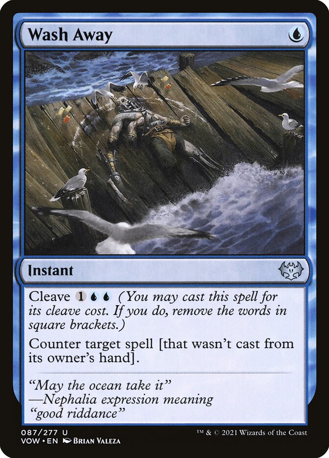Wash Away - (Foil): Innistrad: Crimson Vow