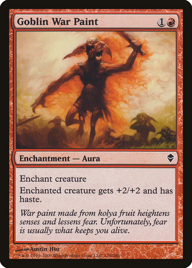 Goblin War Paint: Zendikar