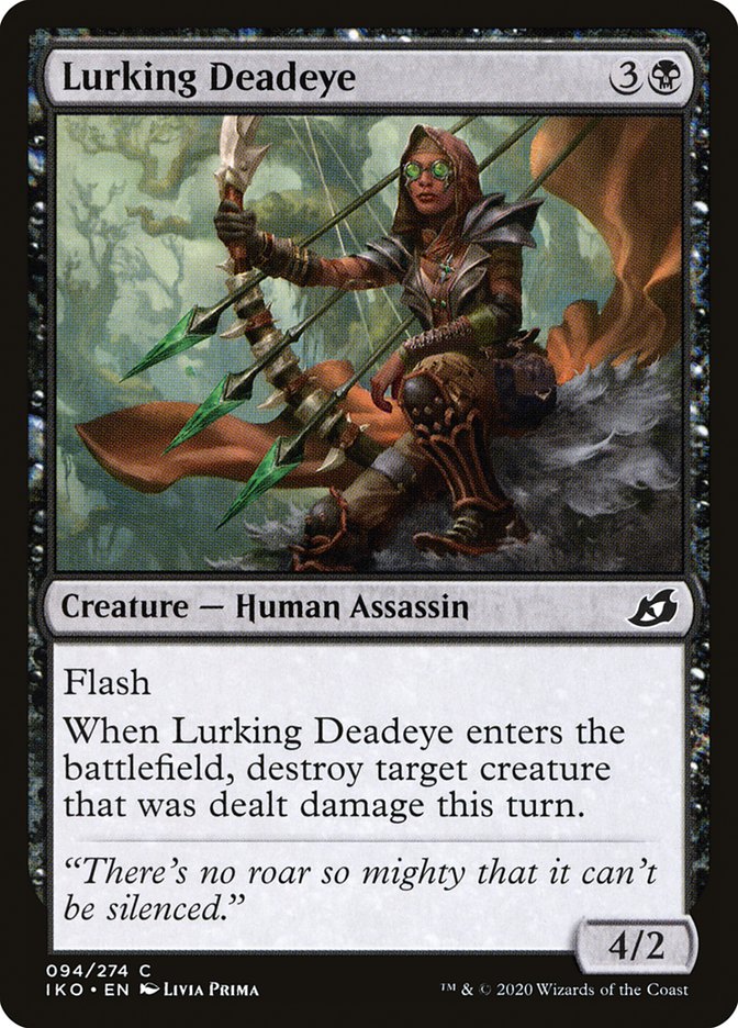 Lurking Deadeye - (Foil): Ikoria: Lair of Behemoths