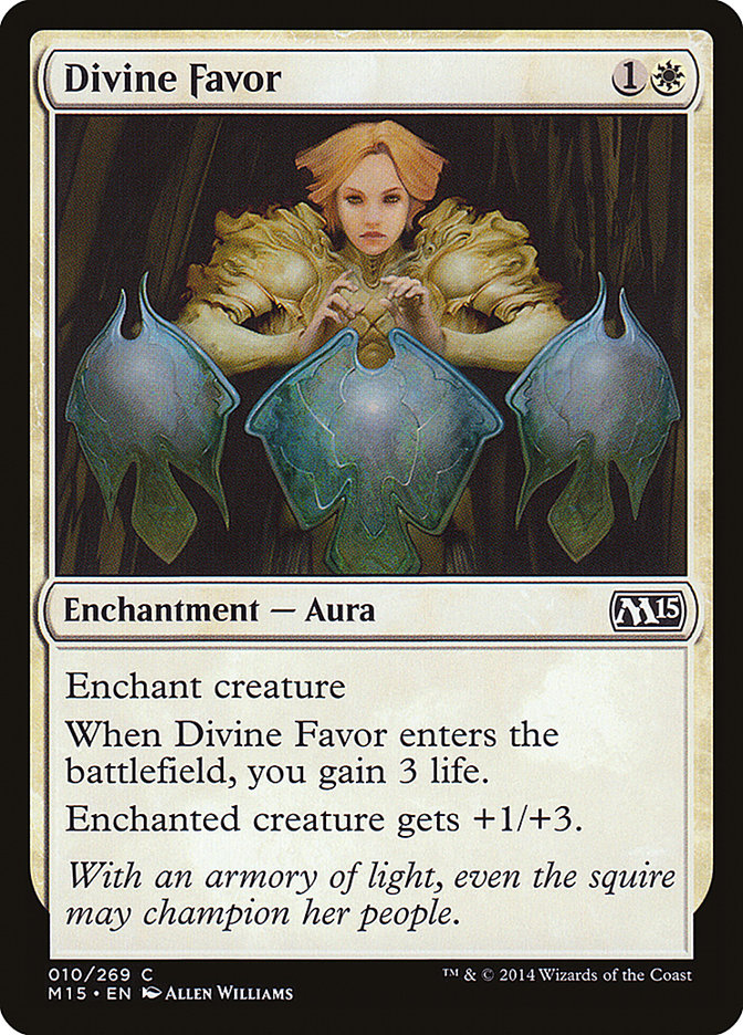 Divine Favor - (Foil): Magic 2015