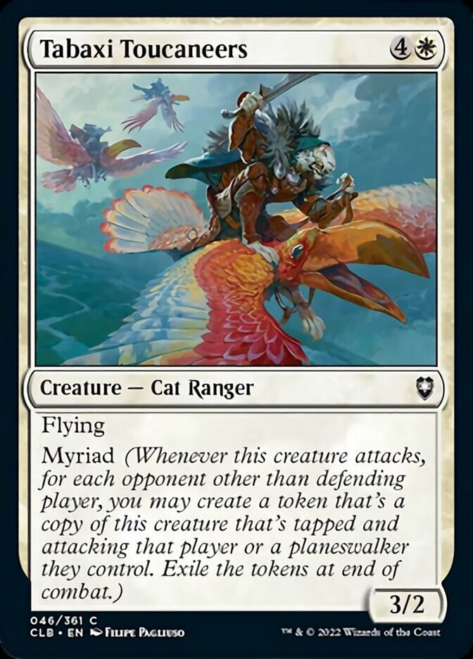Tabaxi Toucaneers - (Foil): Commander Legends: Battle for Baldur's Gate