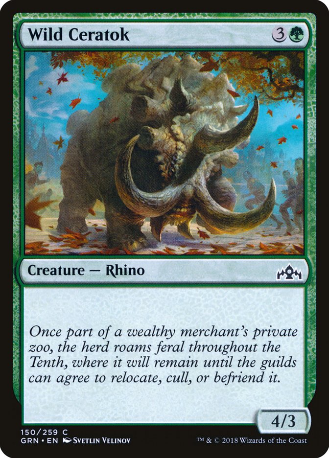 Wild Ceratok: Guilds of Ravnica