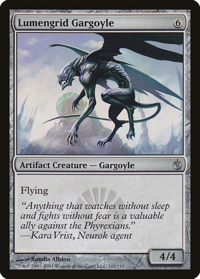 Lumengrid Gargoyle: Mirrodin Besieged