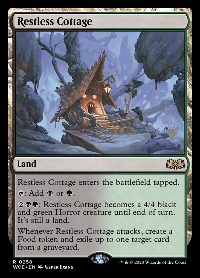 Restless Cottage (Promo Pack) (Wilds of Eldraine): Wilds of Eldraine Promos