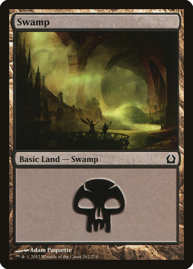Swamp (#262) - (Foil): Return to Ravnica