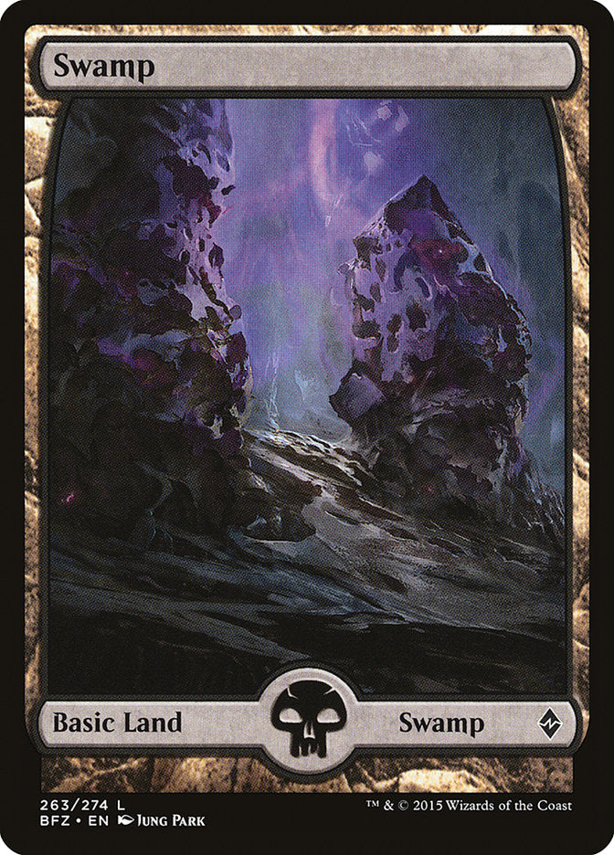 Swamp (#263) (Full Art): Battle for Zendikar