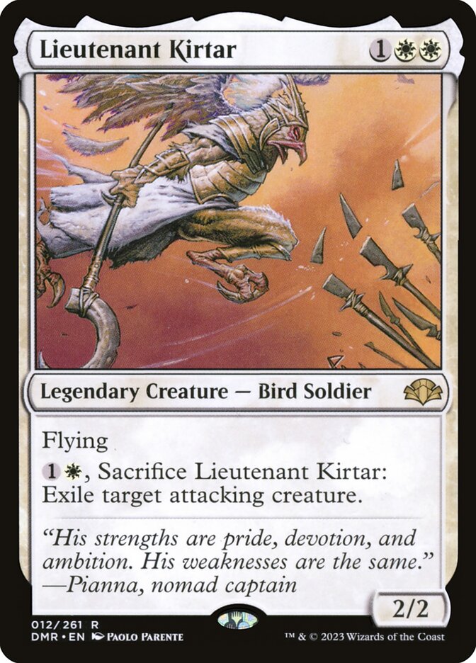 Lieutenant Kirtar - (Foil): Dominaria Remastered